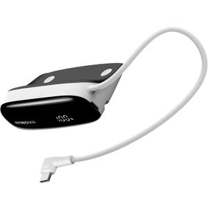 BOBOVR PD100 2-in-1 Charging Dock & 30W USB-C PD Power Bank for B100 Battery Two-Way Fast Charge, Built-in Cable, Multiple Ports (Dock Only Without Battery)