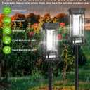 1 Pack Bright Solar Garden Lights, Solar Pathway Lights Outdoor Waterproof | Auto On/Off, Solar Lights Outdoor for Yard, Sun-Powered Landscape Lights for Path Walkway Lawn Driveway Patio Decor