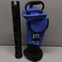 Golf Ball Retriever, Golf Shag Bag for Golf Balls with Pocket & Tee Holder, High-Capacity Golfs Ball Shagger with Detachable Plastic Golfs Bag Tubes, Holds 80 Balls, 33.86in (Red)