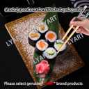 2 x 7 Pairs Reusable Training Chopsticks Helpers for Kids Adults Trainers Beginner and Each Age Learner, Non-Slip and Portable Practice Wooden Chopsticks Hinges Connector Set (1.Japanese stamp)