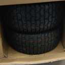 16x6.50-8 Tubeless Tire and Wheel, 1" Bearing, 4" Centered Hub,16x6.5-8" Lawn Mower Tires, Universal Fit Riding Mower and Garden Tractor Front Wheels, 4 Ply, V-Turf Pattern, 2 Pack