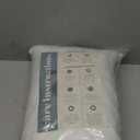 ComfyDown Decorative Throw Pillow Insert, Down and Feather Fill, 100% Cotton Cover, 233 Thread Count - Made in USA (12 X 18) (White)