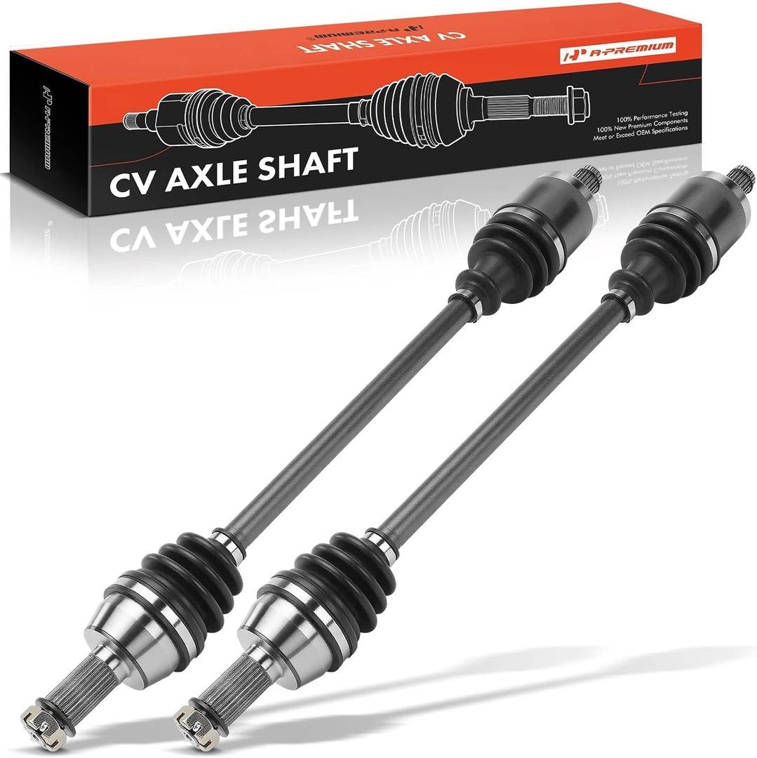 A-Premium Pair (2) Front CV Axle Shaft Assembly Compatible with Polaris Ranger 2012, Ranger 500 2009-2010, Ranger 800 2010-2017, Ranger Crew 800 2010-2014, Driver and Passenger Side, Replace# 1332856