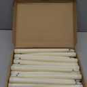 Reginary 36 Pieces Flameless Taper Candles Bulk 11" Plastic Lights Window LED Battery Operated Candlesticks Without Remote for Birthday Wedding Church Decor Party Supplies (Ivory)