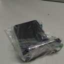 VFINE Metal Bookends 2 Pairs, Black Book Ends, Bookends for Shelves, Book Stopper for Heavy Books, Book Dividers for Home Office School Supplies