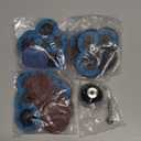 Bates Quick Change Sanding Discs - 47 Pcs, 2-Inch With 1/4" Holder, Grinding and Abrasive Wheels for Drill, Grinder Pads