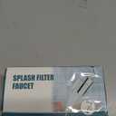 Swivel Sink Faucet Aerator Big Angle Dual-function 2-Flow Sprayer Faucet Head, Sink Sprayer Attachement for Face Washing, Gargle and Eyewash Station 55/64'' Female Thread,Adapter Included