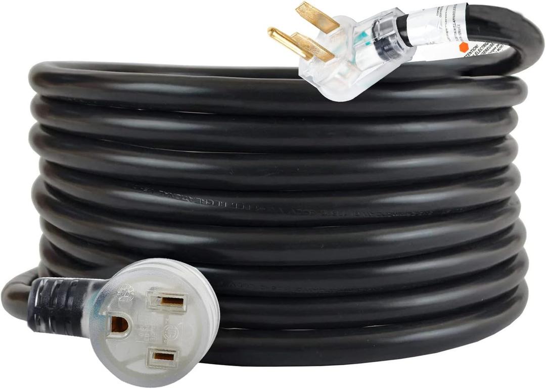50FT 220V 50AMP Welder Extension Cord, 8 Gauge Heavy Duty Industrial NEMA 6-50 Welding Machine Cord with Lighted End for MIG TIG 50FT 220V 50AMP Welder Extension Cord, 8 Gauge Heavy Duty Industrial NEMA 6-50 Welding Machine Cord with Lighted End for MIG TIG