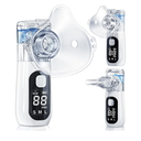 Portable Nebulizer for Adults and Kids with Smart LED Display, 3 Modes & AutoCleaning, Handheld Nebulizer for Home and Travel Use