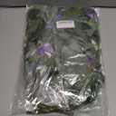 Artificial Fake Flowers Plants for Outdoor, 2PCS Faux Morning Glory Look Real Silk Flowers for Outside, Faux Petunias Flower UV Resistant No Fade Floral for Home Garden Balcony Yard Porch Decor (Purple White)