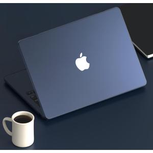 KEROM Midnight Case for MacBook Air 15 inch M4 2025 2024 2023 M3 M2 A3241 A3114 A2941, MacBook Air M4 15 inch Case, Frosted Matte Plastic Hard Shell & Keyboard Cover for Mac Air 15, Midnight Clear