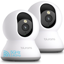 blurams 5G Cameras for Home Security, 2K Pet Camera with Phone App, 360° PTZ Indoor Camera w/DualBand WiFi6, Free Human/Motion/Sound Detection, 2Way Talk, Night Vision, Compatible with Alexa, 2Pack