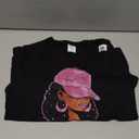 African American Afro Queen Sassy Black Woman Unbothered TShirt, S