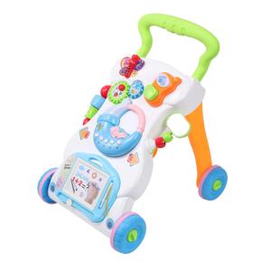 2 in 1 Sit to Stand Baby Walker with Music and Light, Push Toys for Toddlers 1-3 for Learning to Walk, Baby Walking Toys 6 to 12 Months for Infants Babies Toddlers Boys Girls