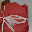 Sweetude 30 Pcs Thank You Gift Bags with Handles Bulk Reusable Goodie Bag Non Woven Foldable Handbag for Christmas Wedding Bridesmaid Gifts(10 x 8 x 4 Inch,Burgundy)