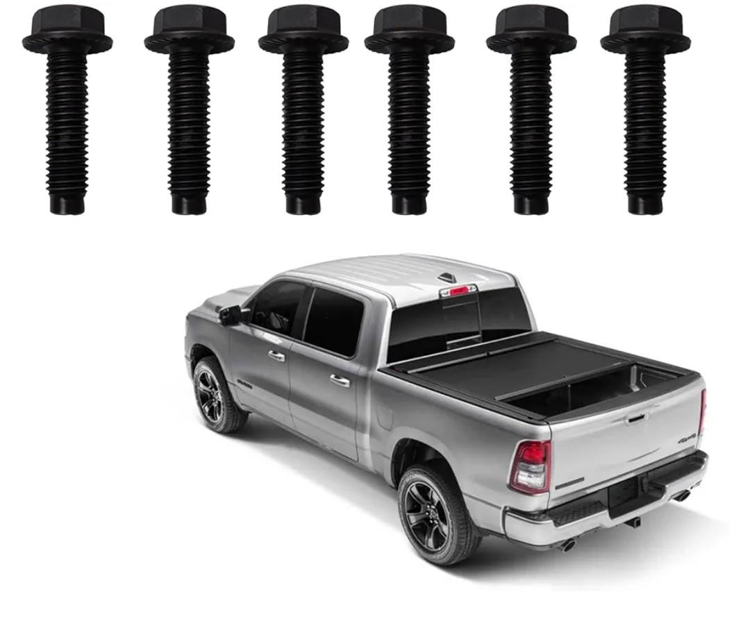 6 Pcs Grade 10.9 Truck Bed Mounting Hardware Kit Fit for 2002–2021 Dodge Ram Dodge Ram 1500