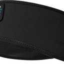 Sleep Headphones for Sleeping, Bluetooth Wireless Sports Headband, Cozy Lightweight Headband Headphones Hi-Fi Stereo Ergonomic ASMR Sleep Headphone Cool Gadget Gift for Women Men (Pure Black)