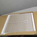 Fits 20x20 Duct Opening | Aluminum Return Air Grille by Handua | Vent Cover Grill for Sidewall and Ceiling | Rust Free | Durable Powder Coating | HVAC Cold Air Intake Grille | White