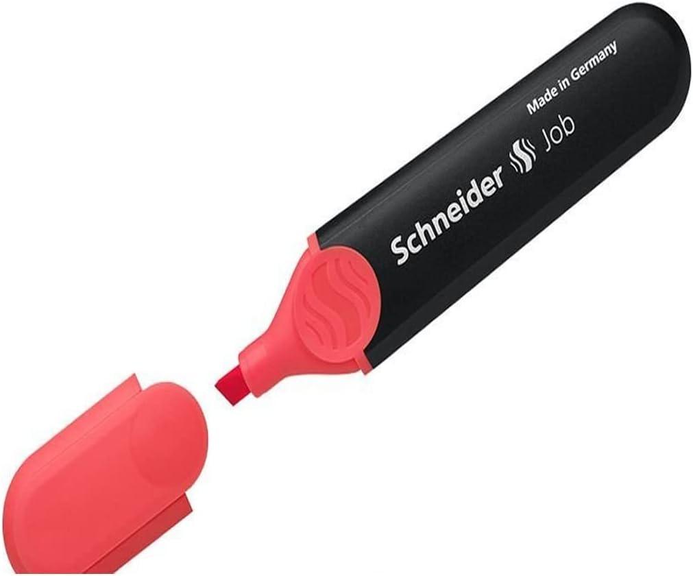 Schneider Highlighter, Red, Chisel Tip, 5.0 mm, Refillable
