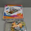 TOYMNI Car Seat Toys for 612 Months  Musical Pedal Piano with Baby Mirror, Squeaky Sensory Soft Animal Toys for Rear Facing Carseats