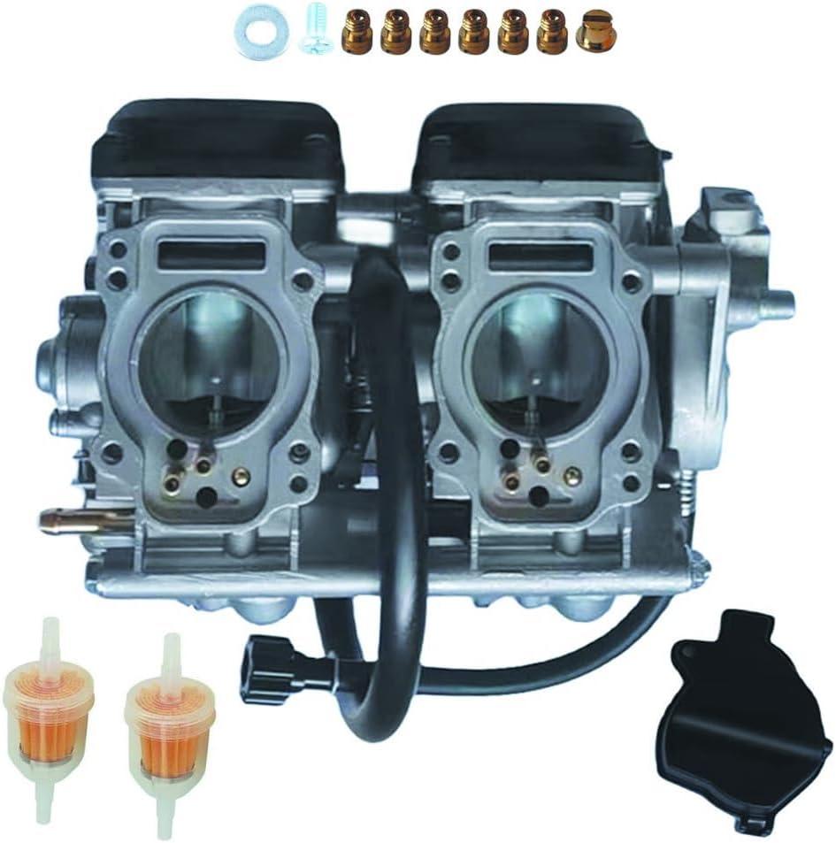 Carburetor for Kawasaki Prairie 650 KVF650 2002-2003 Brute Force 650 KVF650D 2005-2013 Replaces 15003-0095 15003-1755