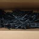 EasyFlex 8-Inch Nylon Spiral Landscape Edging Anchoring Spikes, 143 Count, Black