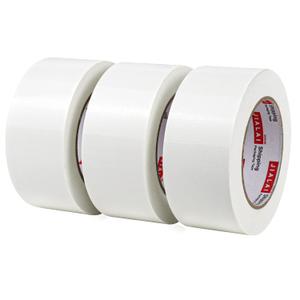 Duct Tape Heavy Duty - White Tape Duct 2 Inches x 30 Yards 3 Pack, 8.27 mil, Strong, Flexible, No Residue, All-Weather and Tear by Hand - for Repairs, Industrial, Professional Use