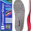 PowerStep Pinnacle Wool Orthotic Insoles, Arch Support, Temperature Control Insoles, Plantar Fasciitis Pain Relief, Mild Pronation, Unisex, Made in the USA (Men's 6-6.5 / Women's 8-8.5)