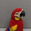 Cute rabbit 12 inch Macaw Parrot Plush Toy Stuffed Animal Toy Plush Animal Doll (red)