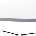 Flash Furniture 30" Round Table Reversible Laminate Top, White/Gray (Pack of 1)