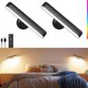 Rechargeable Battery Operated Wall Sconces 7500mAh, Wall Lights for Bedroom