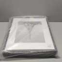 upsimples 16x20 Picture Frame Set of 5, Display Pictures 11x14 with Mat or 16 x 20 Without, Wall Gallery Poster Frames, Black