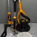 GEVEELIFE Drywall Sander, 880W 7.33A Electric Drywall Sander with Vacuum Dust Collector, 5 Variable Speed 1000-2100RPM, LED Light, Foldable & Extendable Handle, 12 Sanding Discs