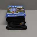 Garden Hose 50ft, Non-Expanding, Lightweight, Leak-Proof Metal interface, No-Knots, Portable, Wear-Resistant, Sturdy, Flexible, 3/4GHT, Water Hose for Yard, Garden (Black)