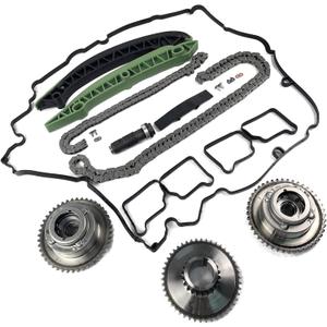 Timing Chain Kit & Camshaft Adjuster & Camshaft Timing Gear Replacement# 2710503347 2710501400 2710501500 Fit 2012-2014 Mercedes Benz CLK200 E200 C200 C230 C250