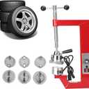 Tire Auto Repair Machine Kit 110V Spot Tire Vulcanizing Machine Adjustable Height Tower Tire Spread Machine Vulcanizer Garage Equipment 140C-165C for Car Truck