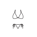Women Sexy 2 Piece Bikini Set String Tie Side Cheeky Swimsuit Bathing Suit Small
