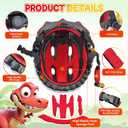 Toddler/Kids Bike Helmet for Boys Girls Adjustable Kids Helmet 3D Lightweight Ventilation and Multi-Sports Scooter Cycling Roller Balance Bike, Smal