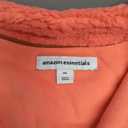 Amazon Essentials Women's Sherpa Long-Sleeve Mock Neck Full-Zip Jacket with Woven Trim Size XXL
