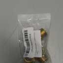 Brass Hex Reducer Bushing Adapter, 1/2" NPT Male x 1/4" NPT Female, Fits Pressure Gauges & Air Distribution Systems, For Hard Line or Fixed Air Lines, Thread 0.75" OD to 0.5" ID, 5pcs