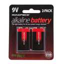 Monoprice Alkaline 9V Battery, 2Pack (110368)