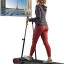 Sunny Health & Fitness Treadpad Slim Walking Pad Treadmill with Handlebars