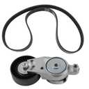 166200V020 Engine Serpentine Belt Drive Kit with Tensioner Compatible with Toyota Camry 2012-2017, RAV4 2009-2018, Scion tC 2011-2016, OE#39106, 49449, 89660