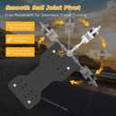 Universal Trailer Coupler Hitch for E-Bike & Bike, Heavy-Duty Cargo Connector with Multi-Hole Fit & Quick Installation, Ideal for Camping, Shopping, Pet