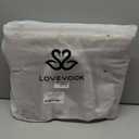 LOVEVOOK Laptop Tote Bag for Women 15.6 In Work Bags with Triple Compartments Large Faux Leather Computer Office Briefcase (Brown)