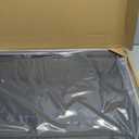 2-in-1 Bed & Lap Desk with Soft Cushion, Adjustable Height & Angle, Black