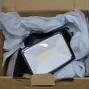 Philips 72W 7400LM LED Flood Lights Outdoor, Switch Controlled Aluminum Security Lights, 3 Adjustable Heads, Wall Mount, 5000K Daylight, Waterproof for Yard, Garage (black-on/off)