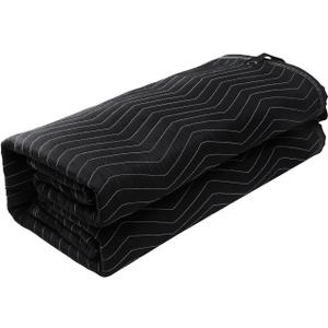 VEVOR Sound Dampening Blanket, 96" x 80", Extra Large Studio Grommeted Blanket with Grommets, Light Blocker for Door Acoustic Noise Blocking Blanket Studio Sound Absorption Sheet, Black