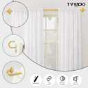 TVWOO Gold Wrap Around Curtain Rods:5/8" Small Blackout Adjustable Window Curtain Rod for Bedroom Kitchen Apartment Renter Friendly,Room Darkening Curved Drapery Rods Easy Install,Brass Golden 48-90"