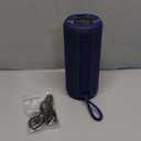 Portable Bluetooth Speaker, 2026 Bluetooth 5.4 Wireless Speaker with 20W HD Loud Stereo Sound, 20H Playtime, LED Lights, IP7, TWS Pairing, Built-in Mic, for Outdoor, Home, Beach, Party, Gift, Blue